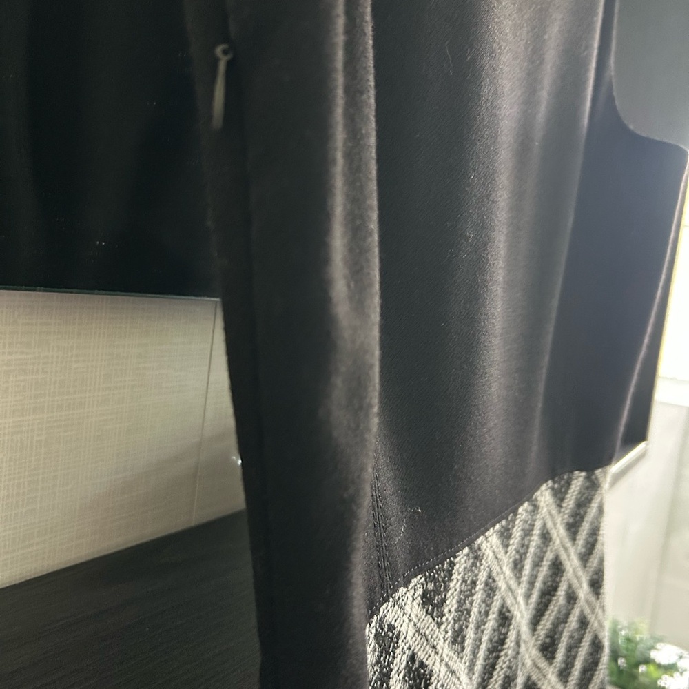 Theory Black and White Checkered Mini Dress - Picture 8 of 11
